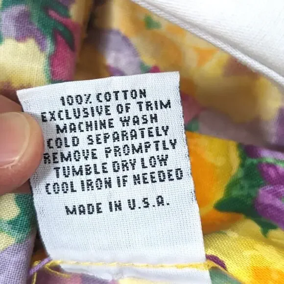 Vintage Austin & Ashley Dress Girls Size 4T Floral Pansy Sundress - Picture 6 of 6